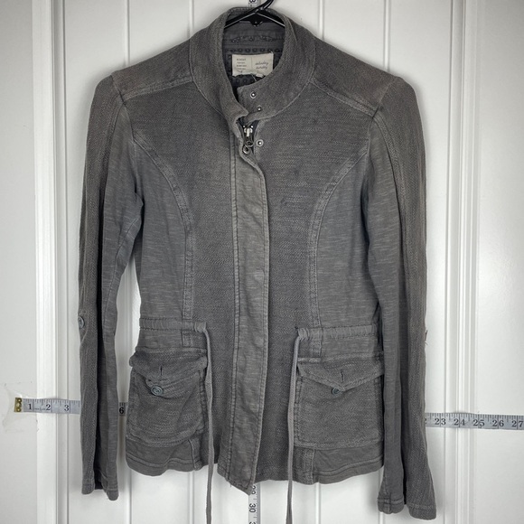 Anthropologie Jackets & Blazers - Anthropologie Gray Military Jacket